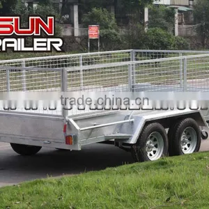 2017 BEST SELLING FULLY WELDED TANDEM CAGE TRAILER (10x6'/12x6') thumbnail-1