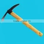 36cm Carbon Steel Fiberglass Handle Hoe With Wood Handle Garden Hoe Pick thumbnail-4