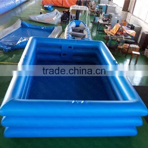 Plastic Inflatable Rectangular Water Swimming Pool for Kids thumbnail-3