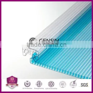 Four Wall Rectangular Structure U-lock Polycarbonate Hollow Sheets / Multi-wall pc Sheet/pc Panel thumbnail-6