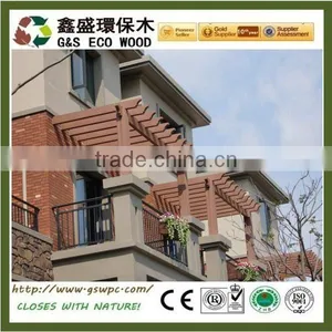 Garden Decorative Easy Install Wood Pergola Wpc Anti-uv Pergola thumbnail-1