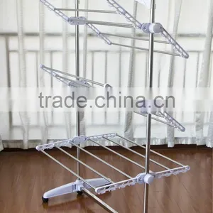 3 Tiers Foldable Heavy Duty and Compact Storage Drying Rack System, thumbnail-2