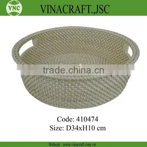 Nice Fruit Rattan Basket With Ear Handles thumbnail-1