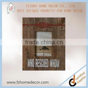 Wooden Photo Frame With Love Letter and Metal Butterfly Decor thumbnail-4