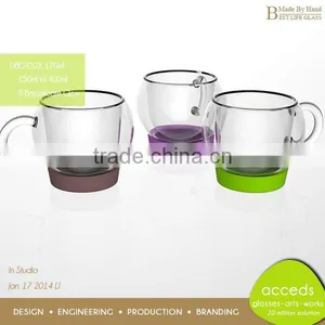 Borosilicate Coffee Glass With Silicone Base thumbnail-5