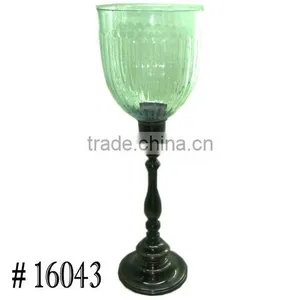 Table Decorative For Candle Light Dinner Hurricane Candle Holder thumbnail-6