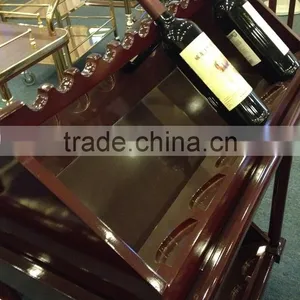 Red Wine and Liquor Serving Cart for Restaurant C-14 thumbnail-3