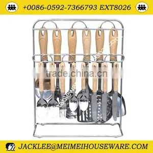 African Style 30pcs Stainless Steel Cooking Tool and Cutlery Set thumbnail-1