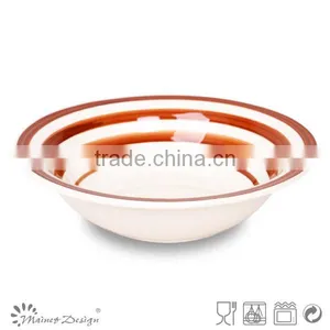 Handpainted Ceramic Soup Bowl thumbnail-2