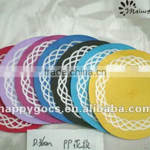 Bulk PP Round Tablamat With Special Design/bicolor Placemat for Dinner Set thumbnail-1
