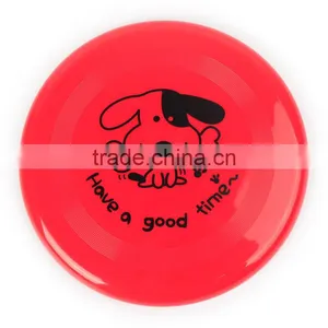 The Bending Deformation of Plastic Cartoon Dog Printing Plastic Pet Dog Frisbee 20cm thumbnail-4