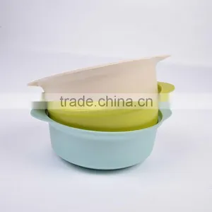 Bamboo Fiber Bowl With Small Handle thumbnail-2