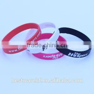 Silk Printed Cancer Awareness 3/4 Inch Silicone Bracelet thumbnail-6