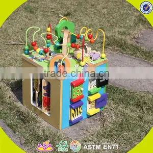Оптовая продажа деревянных развивающих игрушек для младенцев 2017 года. Веселые развивающие игрушки для детей. Продажа деревянных развивающих игрушек для детей W12D048 thumbnail-2