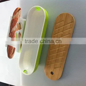 Bread Storage Box With Natural Bamboo Lid thumbnail-1