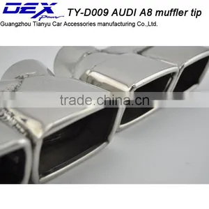Factory Price Car Part 304 Stainless Steel A-udi a8 Muffler Exhaust Tip thumbnail-2
