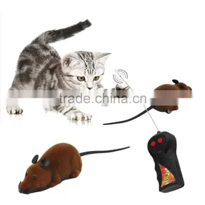 2015 Brand NewScary Remote Control Simulation Plush Mouse Mice Kids Toys Gift for Cat Dog Hot Selling Features: thumbnail-1