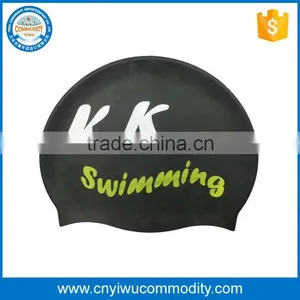 Waterproof Silicone Chinese College Swim Caps for Long Hair thumbnail-1