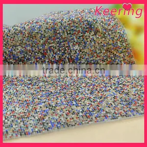 Crystal Mesh Rhinestone Iron on Appliques WRT-011 thumbnail-1
