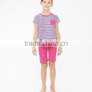 Children Wear Pajamas Suit/kids Girl Fashionable Cotton Wear/hotsale Design for Children thumbnail-2