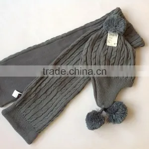 Winter 3 Knitted Scarf Hat Glove Sets thumbnail-2