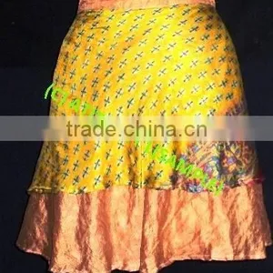 SILK SARI SKIRT thumbnail-1