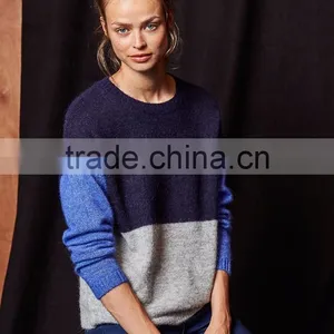 Custom Brand Sweaters Ladies Three Color Fashion Korean Knitted Cardigan For Women thumbnail-5