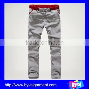 Wholsale Mens 95%Cotton 5%Spandex Custom Skinny Fitted Fleece Jogger Pants thumbnail-1