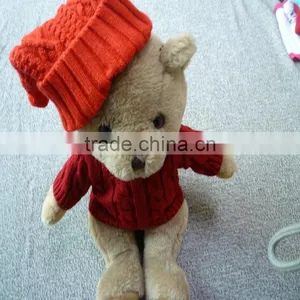 Decoration Plush Toy's Stuffed Red Hat Christmas Stuffed Cute Red Hat thumbnail-1