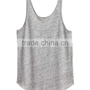 Cotton Curve Hem Ladies Stringer Vest thumbnail-1