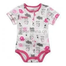 China Supplier Rompers for Baby Girl,custon Funny Baby Rompers Cotton With Pattern thumbnail-5
