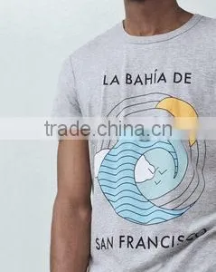 Men Animal Printing Tee Teenager Funny Fashioncasual Daily Tee Plain thumbnail-4