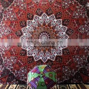 Hippie Tapestry Mandala Tapestry Wall Hanging thumbnail-4