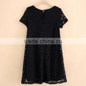 Latest Plus Size Women Clothing Black Elegant Long Sleeve One-piece Dress thumbnail-3