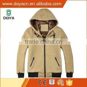 Wholesale Men's Hot Sale Wool Hoody Jackets thumbnail-1