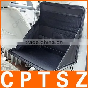 Foldable Laptop Food Holder Car Seat Table, Folding Backseat Car Tray Table thumbnail-1