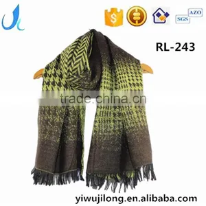Women Winter Houndstooth Scarf EU Fashion Pashmina Scarf RL-243 thumbnail-1