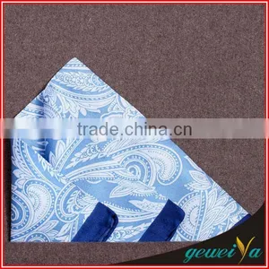 Bule Flower Style Custom Printed Handkerchief thumbnail-1