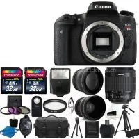Canon EOS Rebel T6s DSLR CMOS Digital SLR Camera and DIGIC Imaging With EF-S 18-55mm F/3.5-5.6 IS STM Lens thumbnail-1