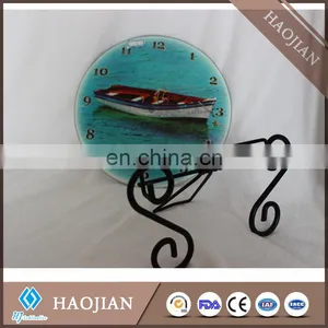 Sublimation Blank Tempered Glass Clock Face Glass Clock thumbnail-2