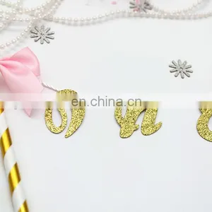 Newest One With Bow Baby Girl/Boy Birthday Paper Cake Bunting thumbnail-4