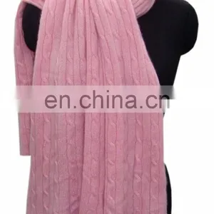 Cashmere Shawl in Cable Knit 2 Ply,cashmere Knitted Pashmina Shawls/cable Knit Pashmina Shawls thumbnail-1