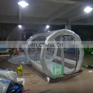 Top Quality PVC Material Inflatable Transparent Lodge Tent for Event Bubble Tent for Event,romantic Clear Multi-room Tent thumbnail-2