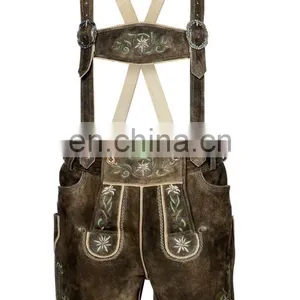 High Quality Embroidery Oktoberfest Lederhosen Bavarian Lederhosen Kniebund Lederhosen Mens All Size (bavarian Lederhosen) thumbnail-1