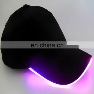 Promotinal Logo Printed Sports Led Baseball Cap/Led Flashing Baseball Cap/Led Light Baseball Cap For Party thumbnail-1