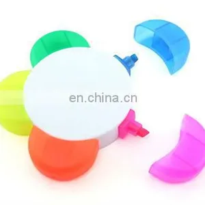 Multicolor Petal Highlighter Pen, Five Colors Highlight Pen thumbnail-1