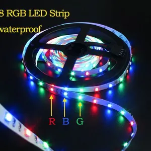 RGB LED Strip 3528 Set / RGB LED Strip 5050 Set DC12V 60LED/m 5M/Lot, LED Tape RGB,RGB Controller thumbnail-5