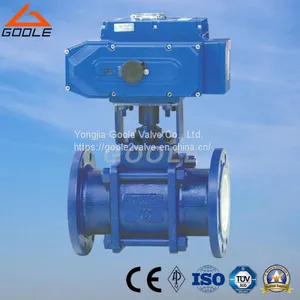 3PCS Electric Actuated Ceramic Floating Ball Valve (GQ941TC) thumbnail-1
