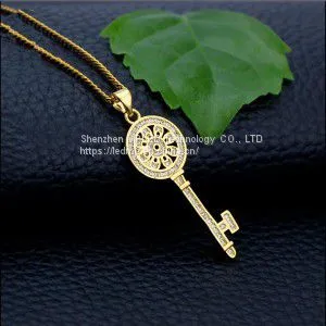 WHOLESALE CRYSTAL KEY CHARMS JEWELRY,FASHION KEY PENDANT,KEY CHARMS thumbnail-1