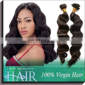 China Direct Imports Hair 100% Virgin Brazilian Wavy Hair Weaving Net thumbnail-1